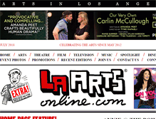 Tablet Screenshot of laartsonline.com